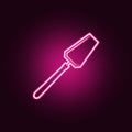 shovel icon. Elements of kitchen tools in neon style icons. Simple icon for websites, web design, mobile app, info graphics Royalty Free Stock Photo