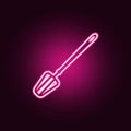 shovel icon. Elements of kitchen tools in neon style icons. Simple icon for websites, web design, mobile app, info graphics Royalty Free Stock Photo