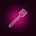 shovel icon. Elements of kitchen tools in neon style icons. Simple icon for websites, web design, mobile app, info graphics Royalty Free Stock Photo