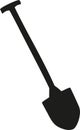 Shovel icon scoop Royalty Free Stock Photo