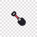 shovel icon sign and symbol. shovel color icon for website design and mobile app development. Simple Element from firefighter