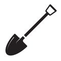 Shovel icon vector construction equipment sign for graphic design, logo, website, social media, mobile app, UI illustration Royalty Free Stock Photo