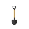 Shovel icon. Vector simple flat