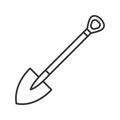 Shovel linear icon