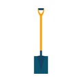 Shovel outdoor road clean symbol vector icon. Agricultural sign industry spade dig tool flat equipment