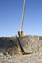 Shovel and pick Royalty Free Stock Photo