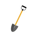 Shovel, spade icon isolated on white background. Garden tool Royalty Free Stock Photo