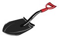 Shovel, vector or color illustration Royalty Free Stock Photo