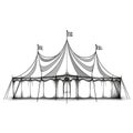 show circus tent ai generated