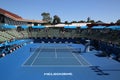 Show court 2 during Australian Open 2016 at Australian tennis center in Melbourne Park Royalty Free Stock Photo