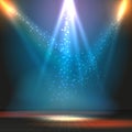 Show or dance floor vector background with Royalty Free Stock Photo