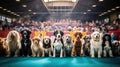 show dog competition Royalty Free Stock Photo
