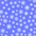 Show Flakes Seamless Pattern