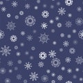 Show Flakes Seamless Pattern