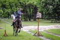 Show of historical Polish horse cavalry