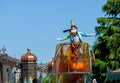 Show on the occasion of the 30th anniversary of Disneyland Paris. In the picture Goofy on a parade float