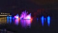 A show of singing fountains on the Southern Bug River in Vinnitsa.