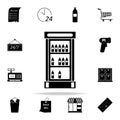 show-window with drinks icon. market icons universal set for web and mobile