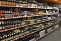 Showcase of beer products