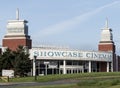 Showcase cinema building Royalty Free Stock Photo