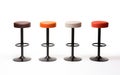 Showcase of Compact Swivel Bar Stool on White Background