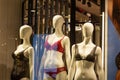 Showcase female mannequin underwear sexy marketing shop