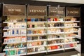 Showcase parfumeria in duty free shop