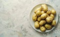 Showcase of Raw Potato Selection Against Soft Lighting Frames Display of Fresh potatoes Array of uncooked potatoes, Royalty Free Stock Photo