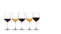 Showcase Your Wine Tasting Flight A HighQuality Mockup for Diverse Wine Presentation Levels Royalty Free Stock Photo