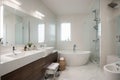 Interior of modern stylish bathroom