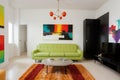 Showcasing Interior Design in Style Arty Abstract