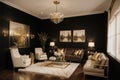 Showcasing Interior Design in Style Golden Gaze