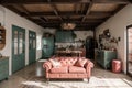 Showcasing Interior Design in Style Vintage Voyage