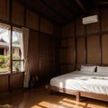 Thai wooden house interiors