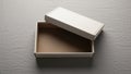 Showcasing a minimalist design. The box is positioned to cast a soft Royalty Free Stock Photo