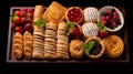 showcasing a variety of pastries such as danishes, turnovers, and fruit tarts. AI Generative