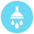 Shower bath vector icon