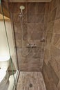 Shower bathroom stone tile background Royalty Free Stock Photo
