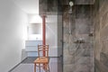 Shower bathroom with stone tile in washroom Royalty Free Stock Photo