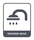 shower head icon in trendy design style. shower head icon isolated on white background. shower head vector icon simple and modern