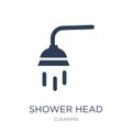 Shower head icon. Trendy flat vector Shower head icon on white b Royalty Free Stock Photo