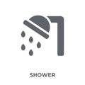 Shower icon from collection.