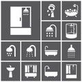 Shower icons