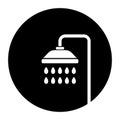 shower logo icon vector