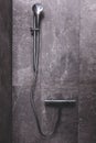 Shower in modern new luxury bathroom Royalty Free Stock Photo