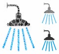Shower Mosaic Icon of Tuberous Items