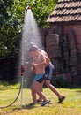 A shower outdoor Royalty Free Stock Photo