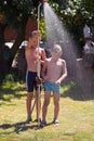 A shower outdoor Royalty Free Stock Photo