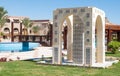 Shower room in a Moroccan style on a resort in Egypt