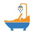 Shower, tap, washroom, bath tap, bath shower, washroom, shower icon